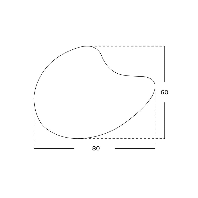 Espejo forma irregular Sira