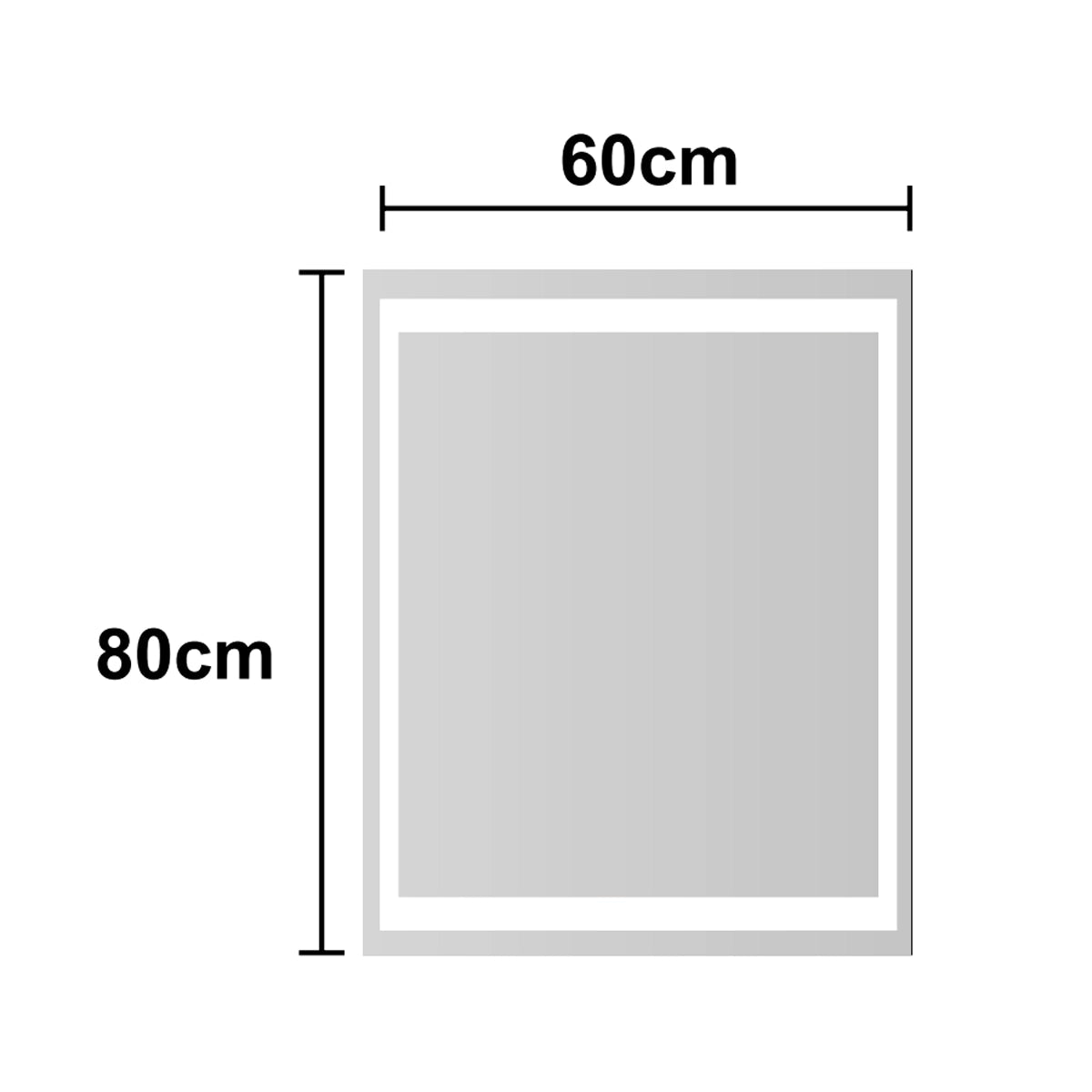 Espejo luz frontal Francia - Thebath