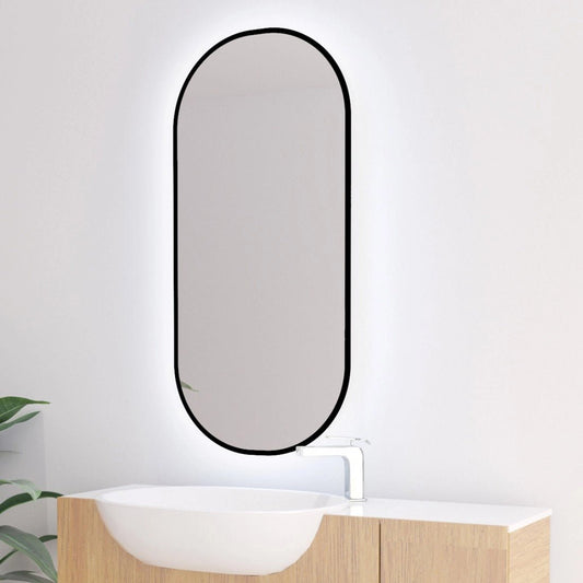Espejo ovalado baño luz led Frella
