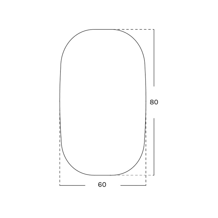Espejo pared rectangular Apus Nol