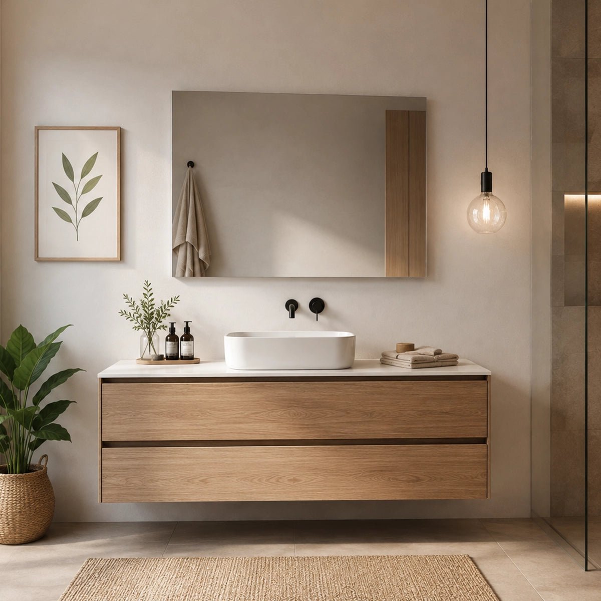 Espejo rectangular para baño Enola - The Bath