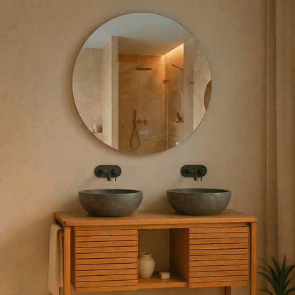 Espejo redondo retroiluminado 80cm Hermes - Thebath