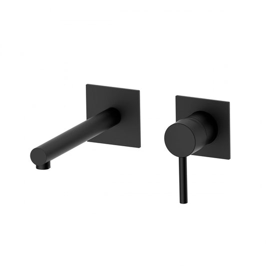 Grifería empotrada para lavabo Stick two en negro