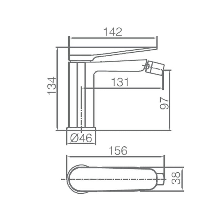 Grifería negra monomando Dinamarca