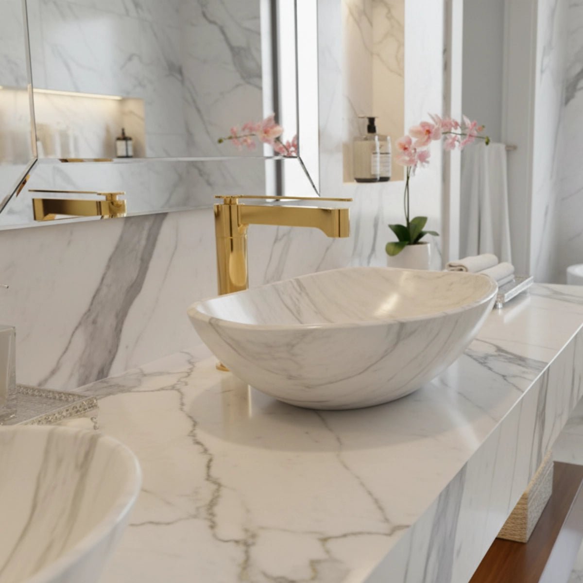 Grifo de lavabo brillante Galant - Thebath