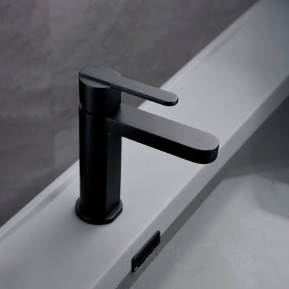 Grifo de lavabo monomando negro - Thebath