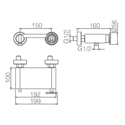 Grifo ducha negro mate - Thebath
