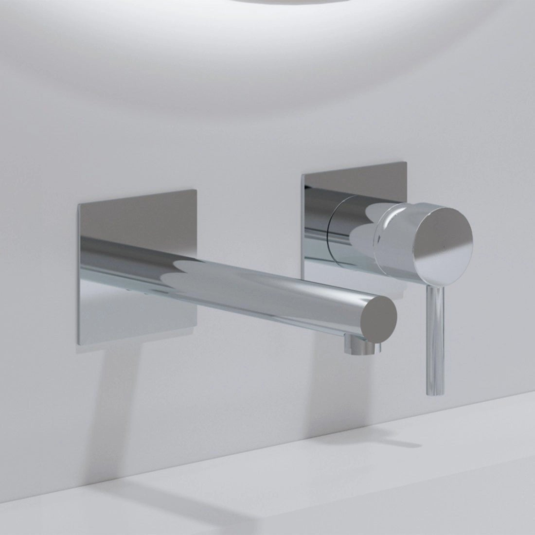 Grifo empotrado para lavabo cromado Stick two