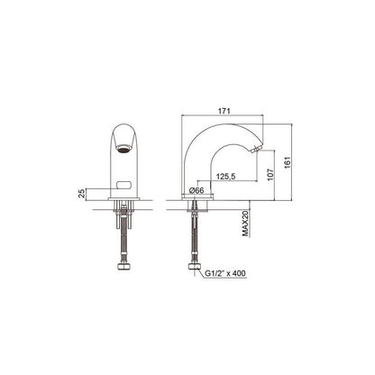 Grifo lavabo electronico Samoa