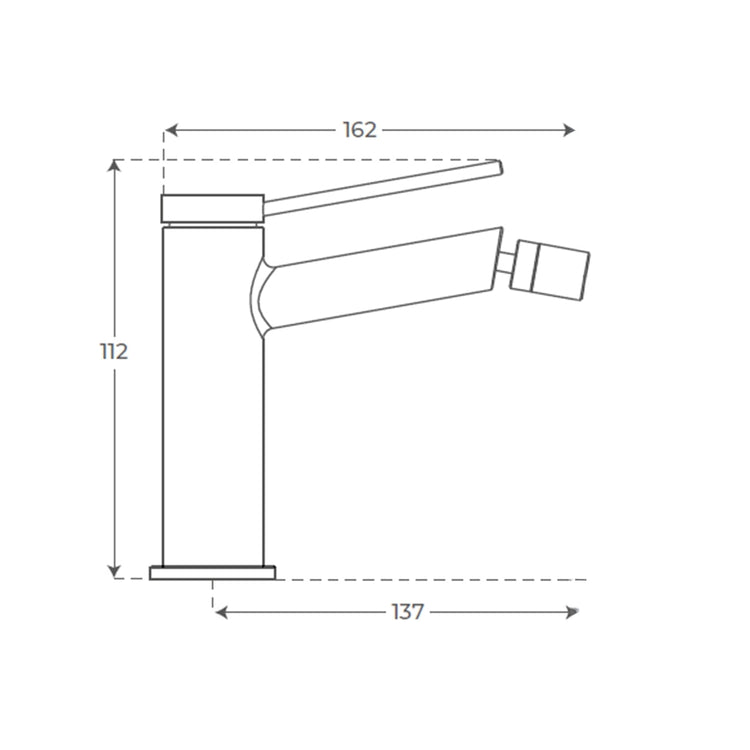 Grifo monomando de bidé Otto
