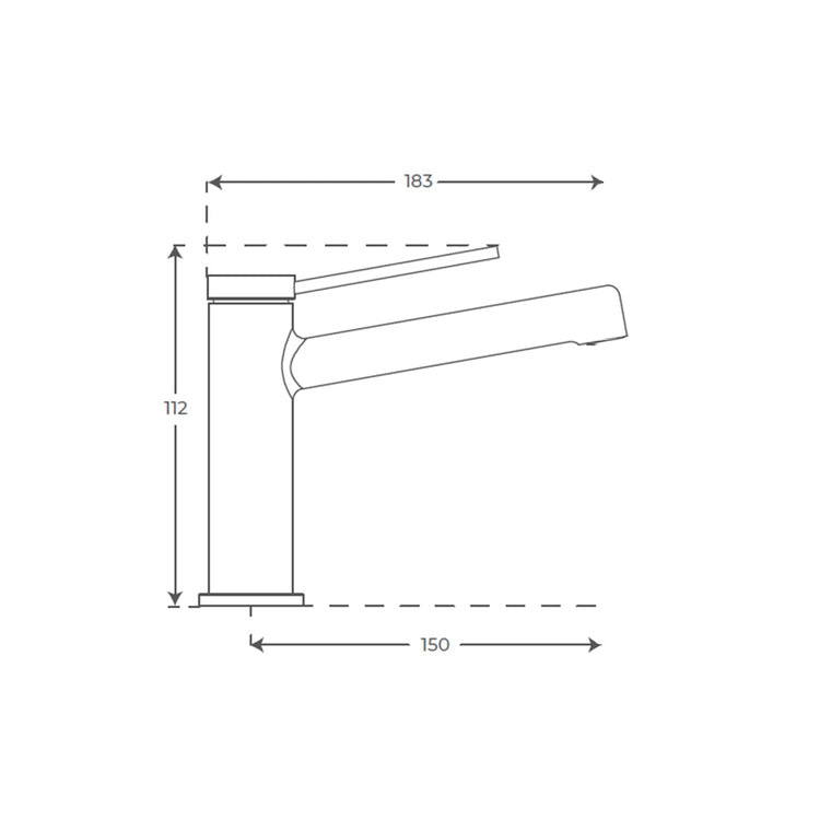 Grifo monomando de lavabo Otto