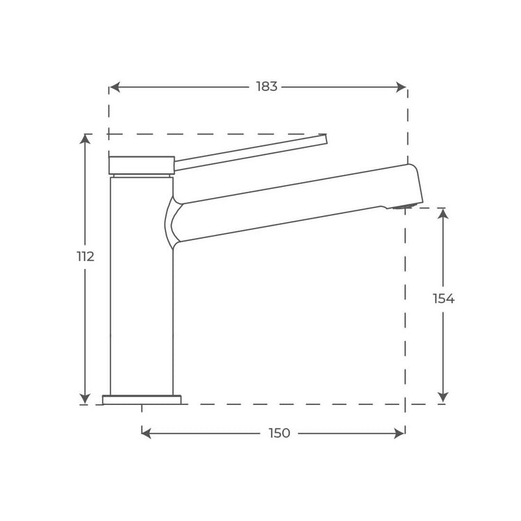 Grifo monomando de lavabo Otto
