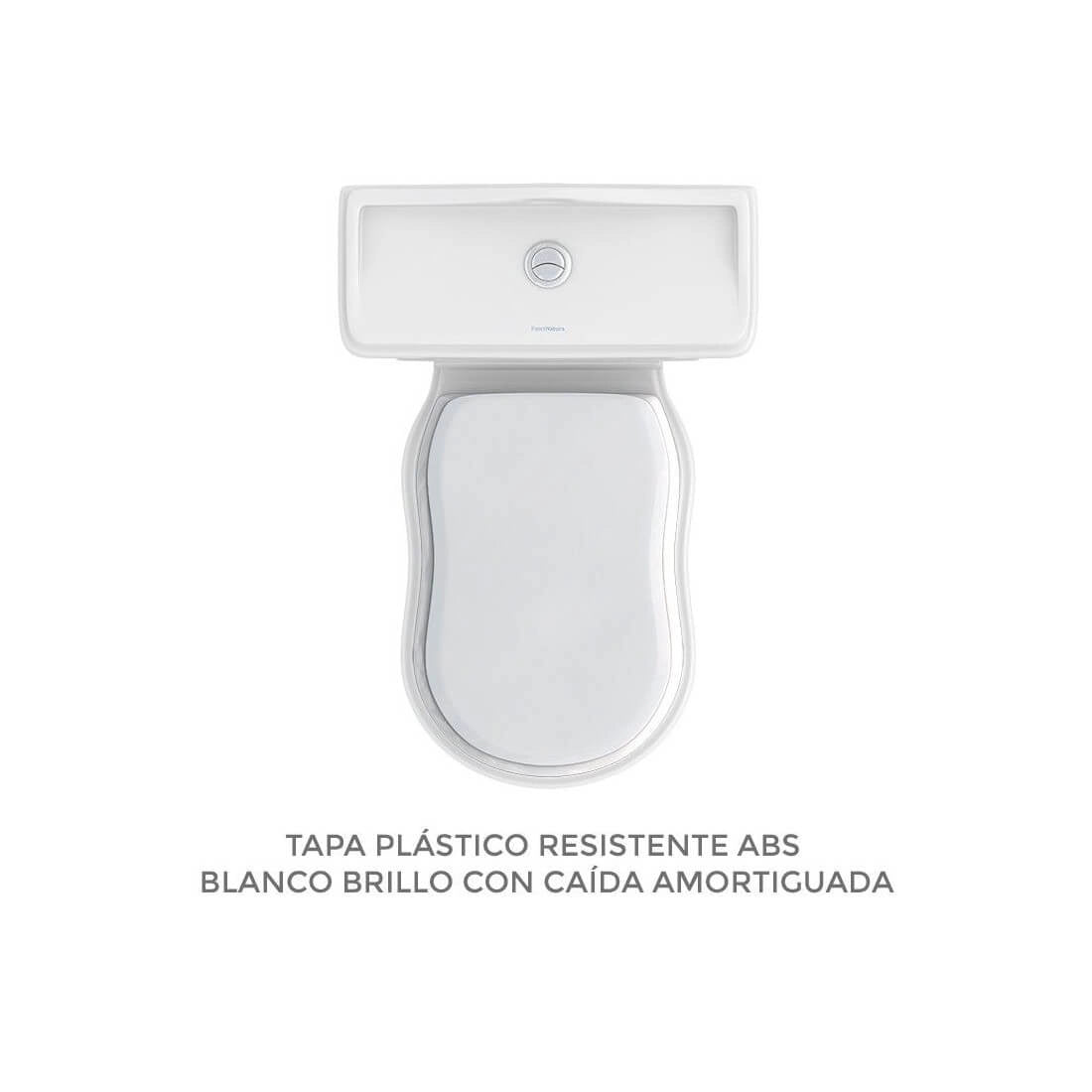 Inodoro Clásico Atenas con tapa ABS