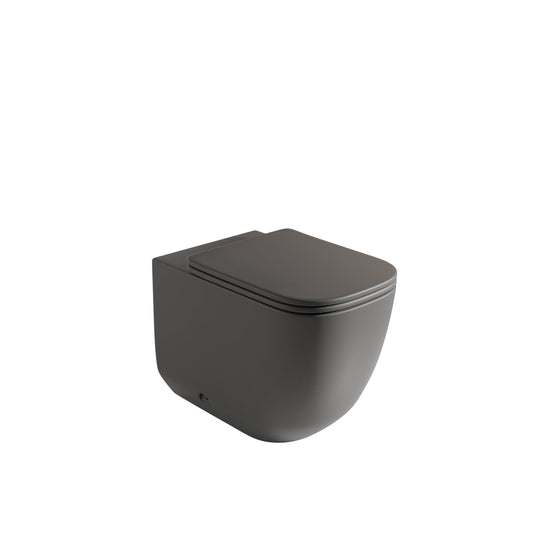 Inodoro compacto negro mate Zen - Thebath