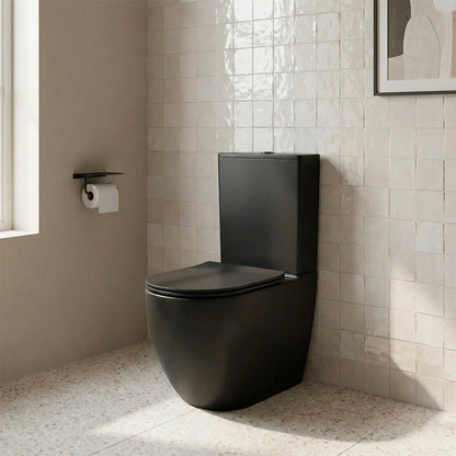 Inodoro completo Zurca negro mate - Thebath