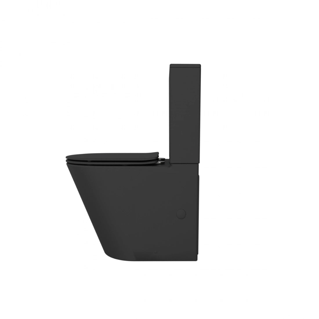 Inodoro de tanque bajo Tarento negro mate
