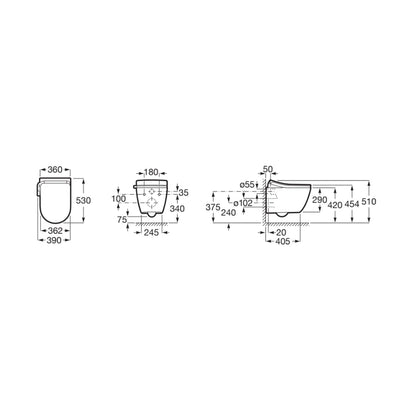 Inodoro inteligente roca Ona - Thebath