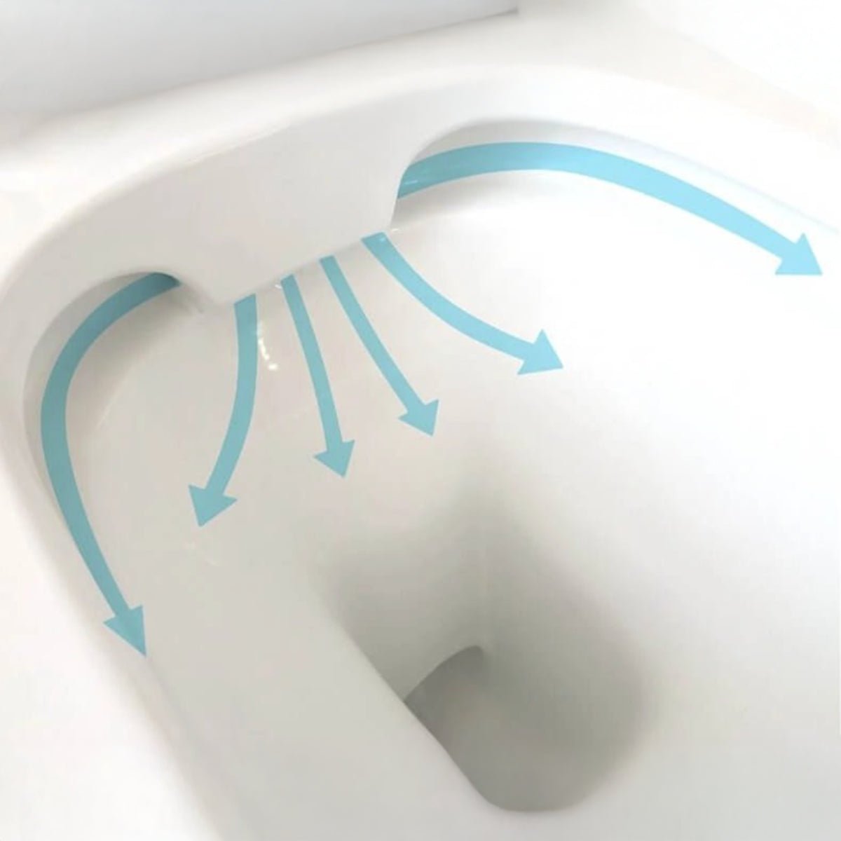 Inodoro pequeño Rimless Cyclone Black Mate - Thebath