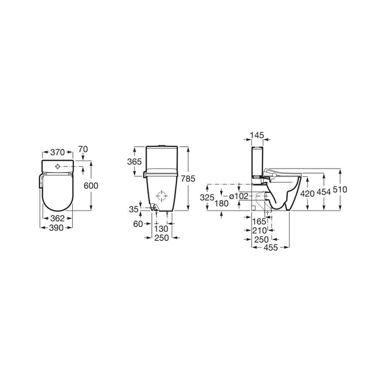 Inodoro Roca Ona In-Wash