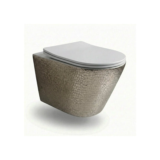 Inodoro suspendido Blanco - Plata Umbra - The Bath