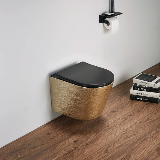 Inodoro suspendido Negro - Oro Umbra - Thebath