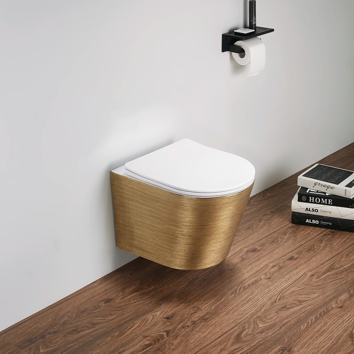 Inodoro suspendido Oro - Blanco Umbra - Thebath