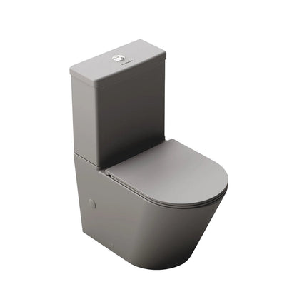 Inodoro tanque bajo gris mate Venecia - The Bath