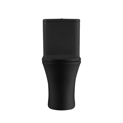 Inodoro tanque bajo negro mate Lido