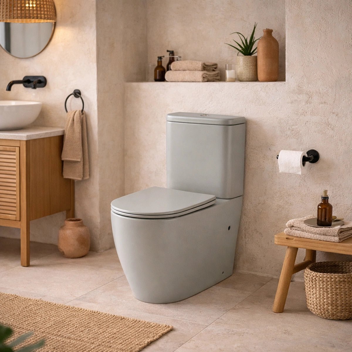 Inodoro tanque bajo Zira Mate - Thebath