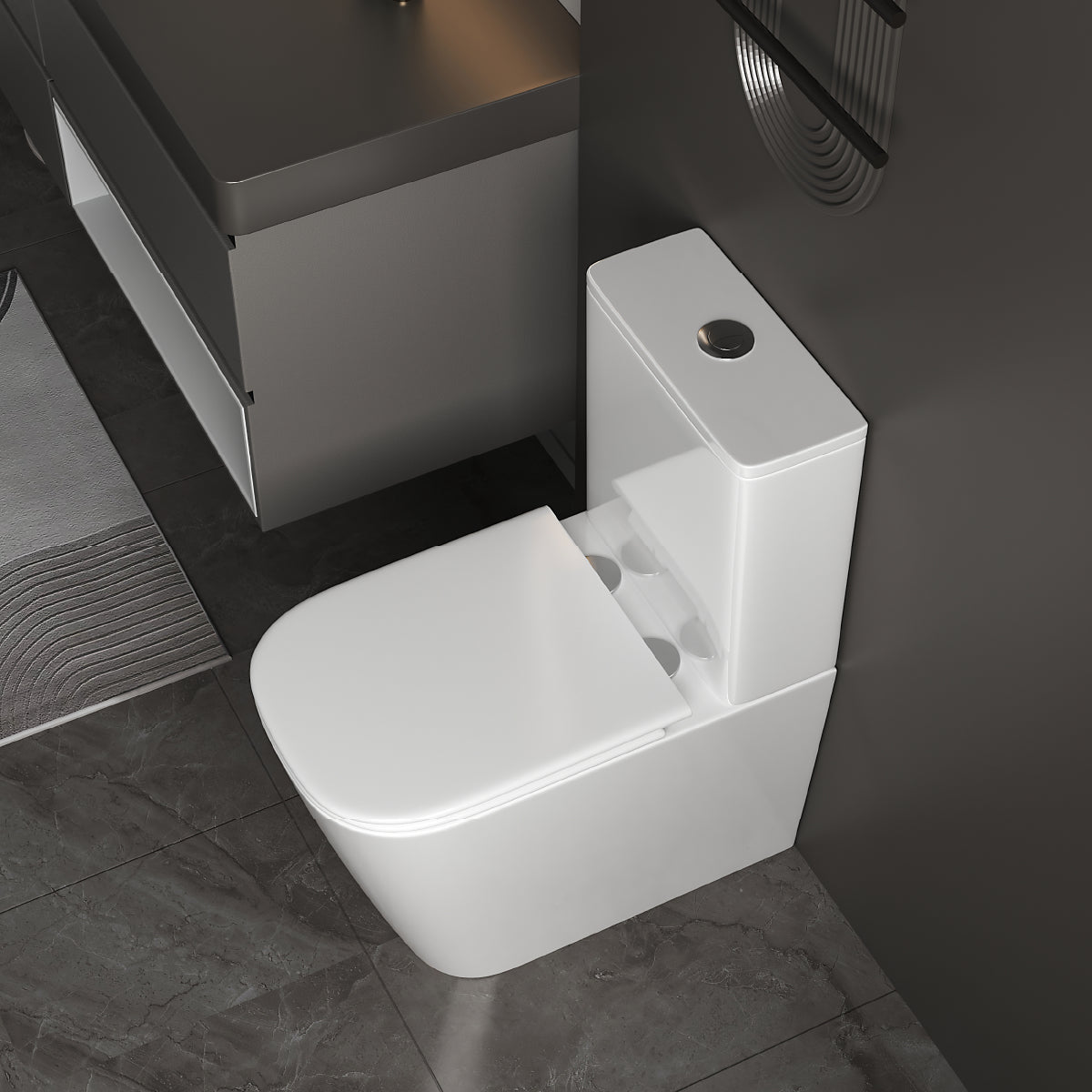 Inodoro adosado a pared Shiro - Thebath