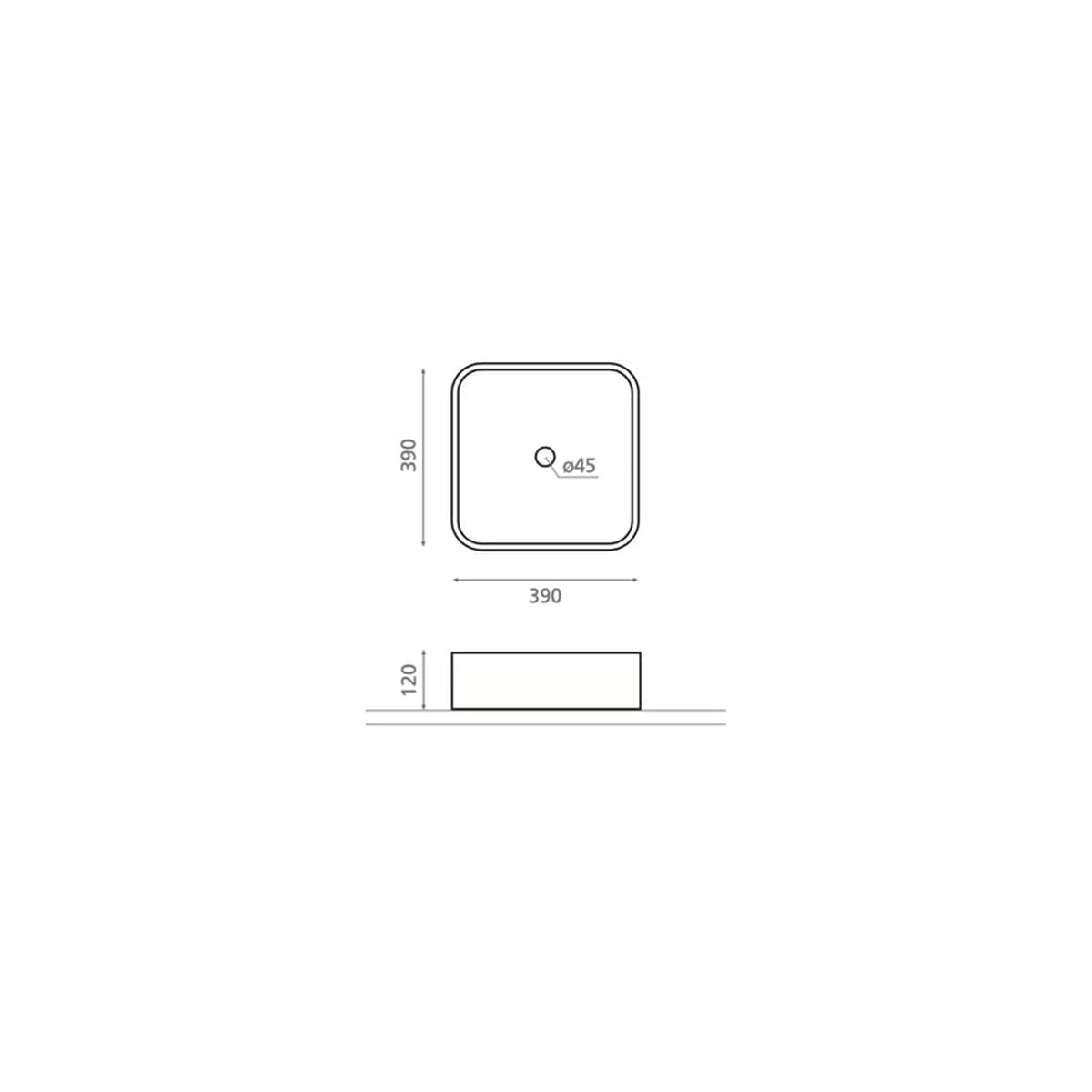 Lavabo baño cemento Fontibre - Thebath