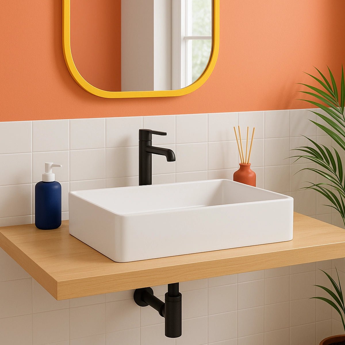 Lavabo baño sobre encimera Leo - Thebath