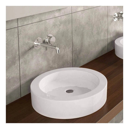 Lavabo cerámica extra grueso sobre encimera Ada