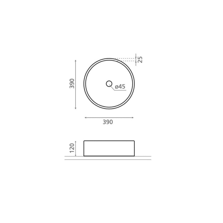 Lavabo cemento Salces