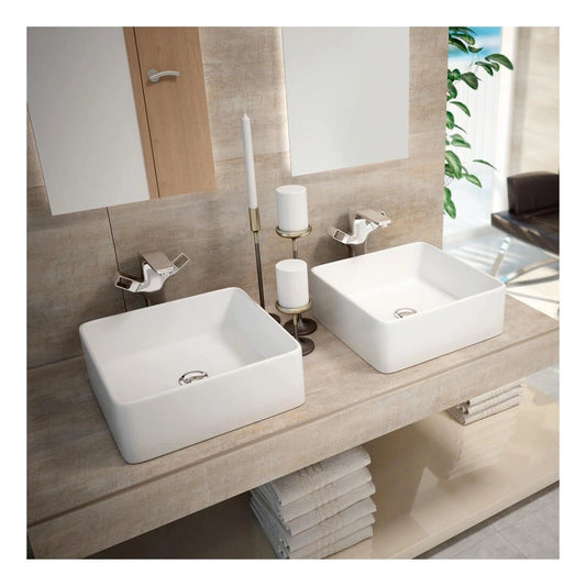 Lavabo cerámica extra fino sobre encimera Anubis