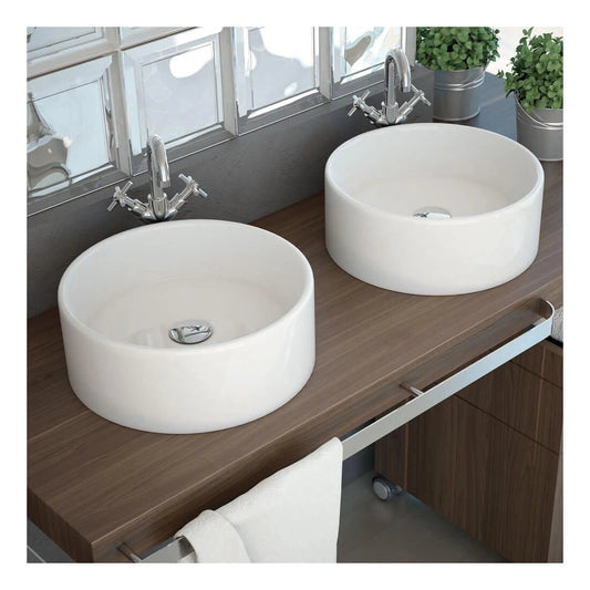 Lavabo cerámica sobre encimera Tebas