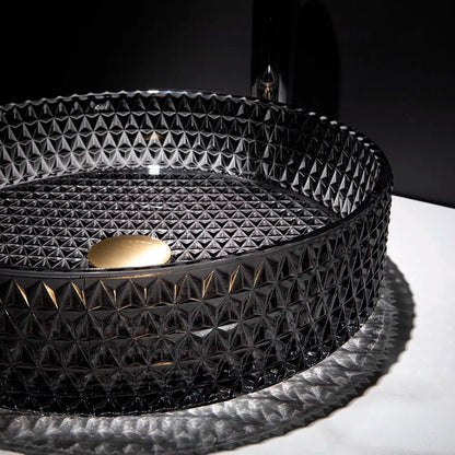 Lavabo cristal negro