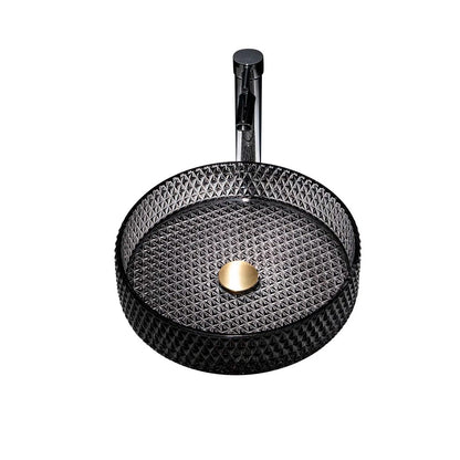 Lavabo cristal negro