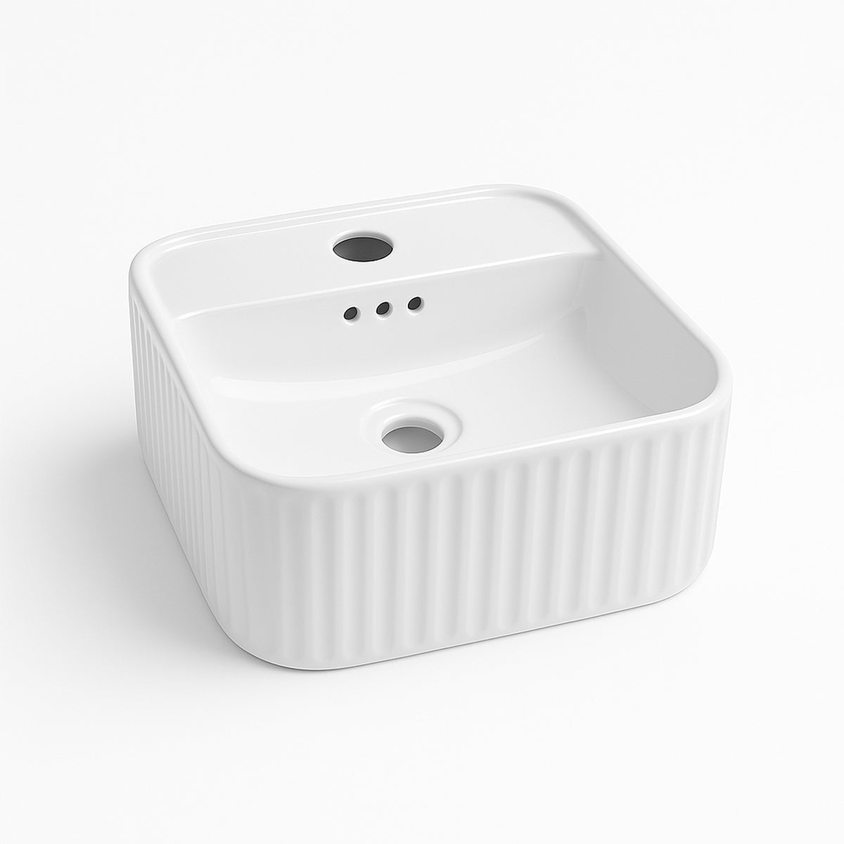 Lavabo cuadrado sobre encimera Seul - Thebath
