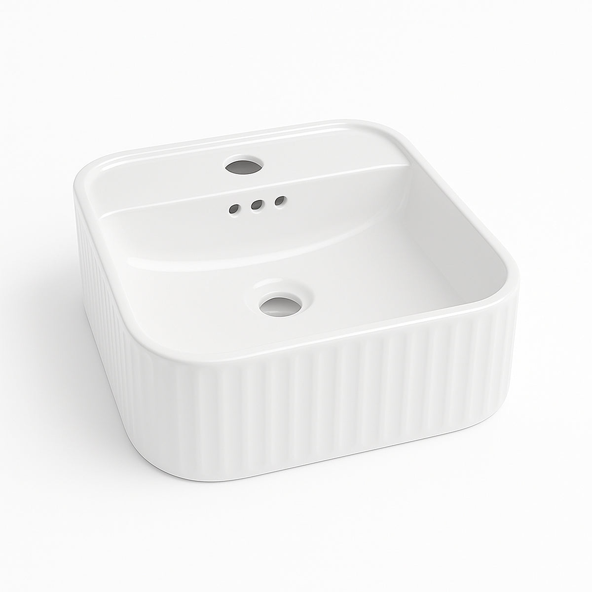 Lavabo cuadrado sobre encimera Seul - Thebath