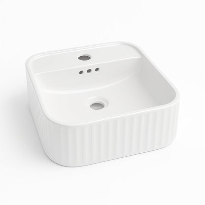 Lavabo cuadrado sobre encimera Seul - Thebath