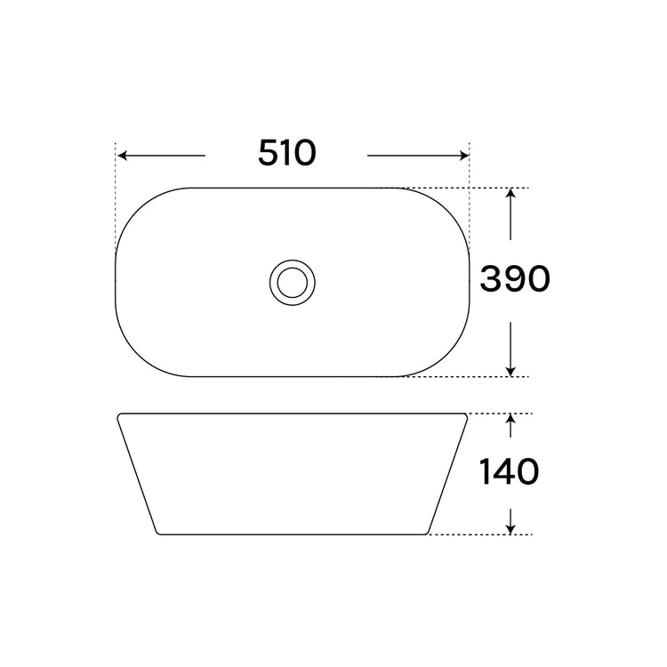 Lavabo sobre encimera piedra Oriol