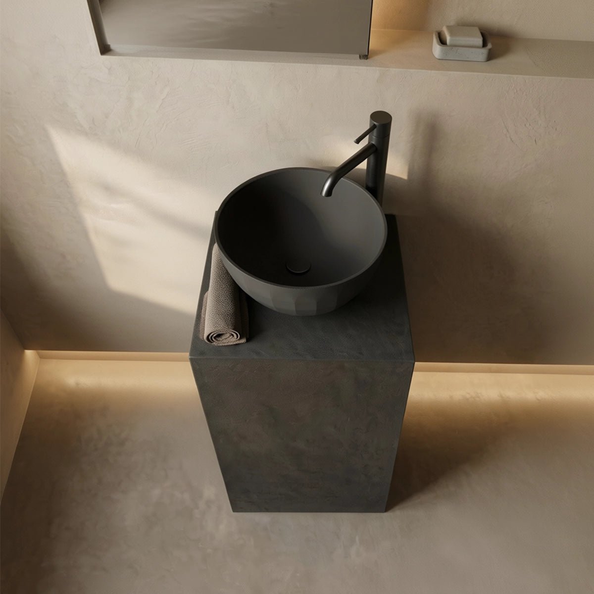 Lavabo de diseño negro mate Kairi - The Bath