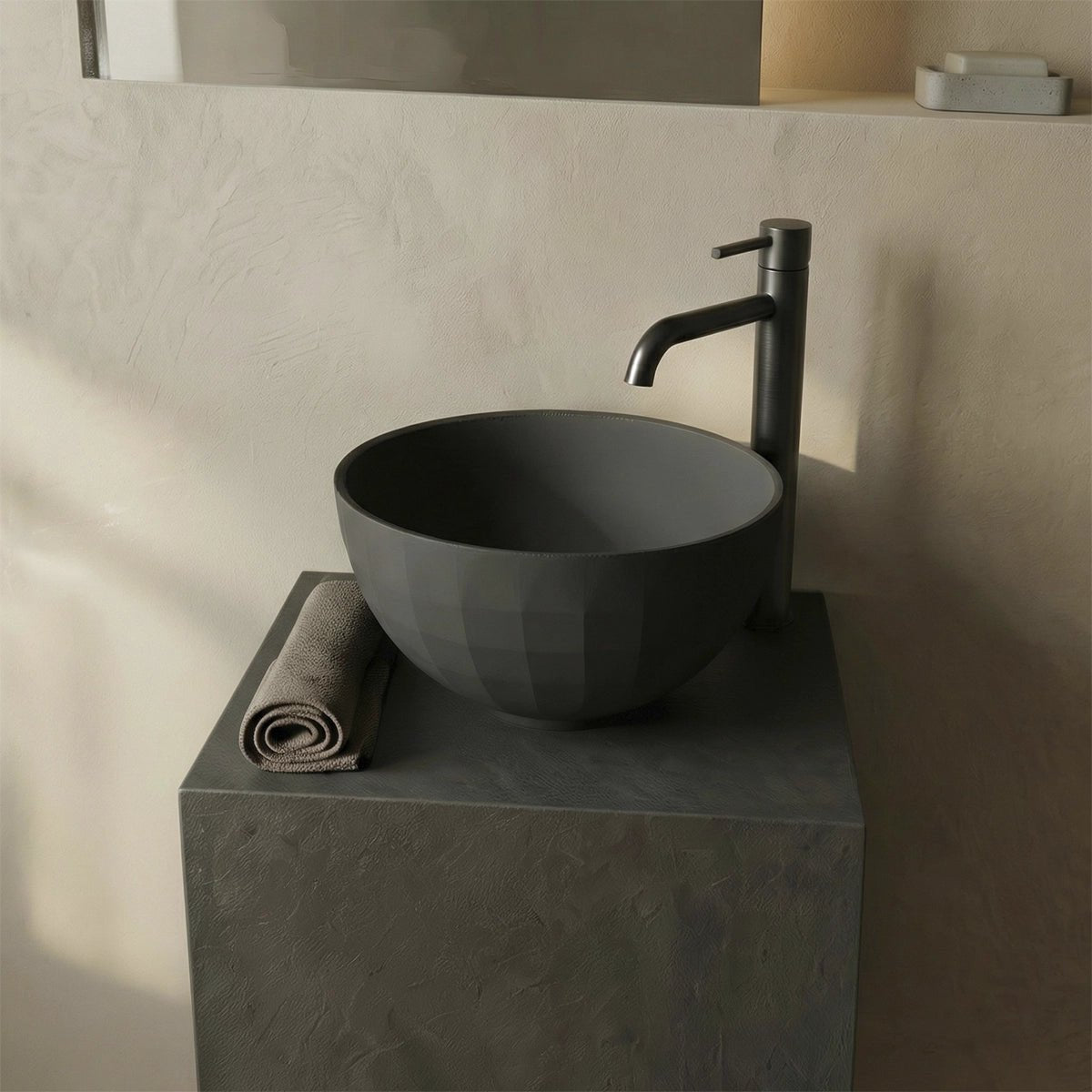 Lavabo de diseño negro mate Kairi - The Bath