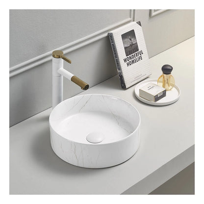 Lavabo de lujo efecto mármol