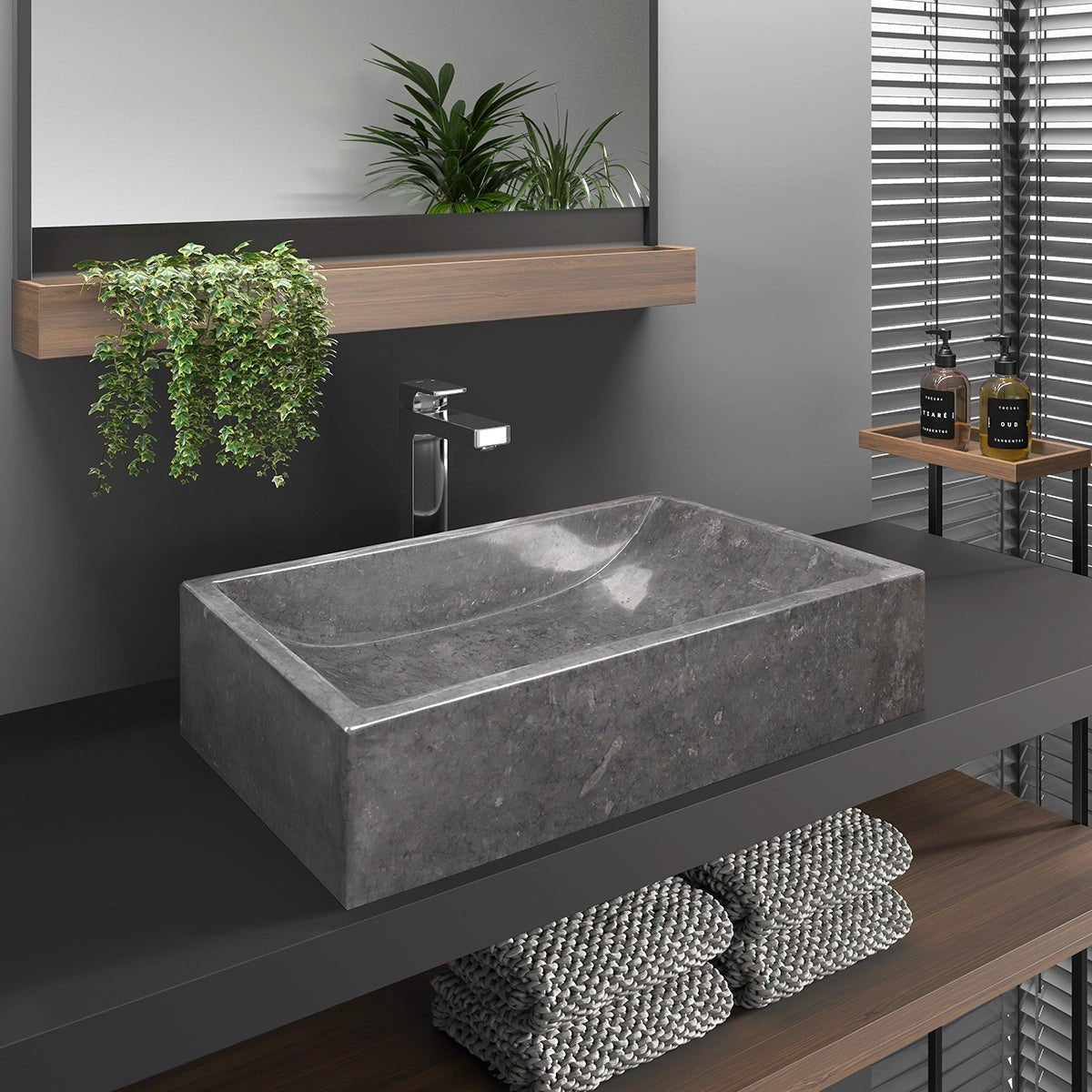 Lavabo de mármol Dana - Thebath