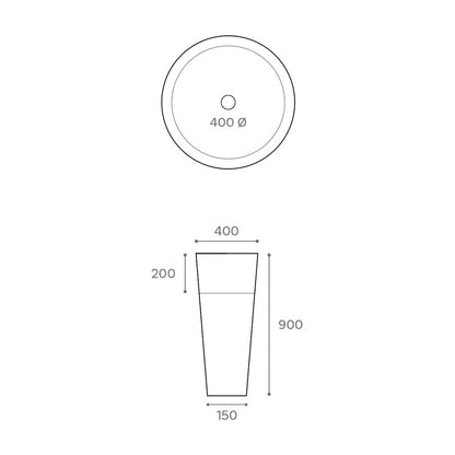 Lavabo de pie Eos