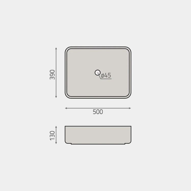 Lavabo de porcelana Dallas