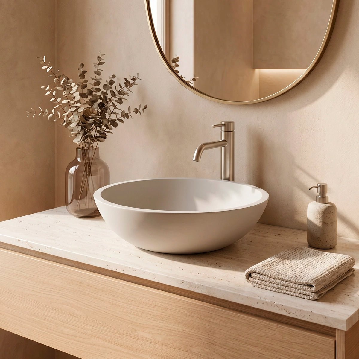 Lavabo grande sobre encimera Zoe - The Bath