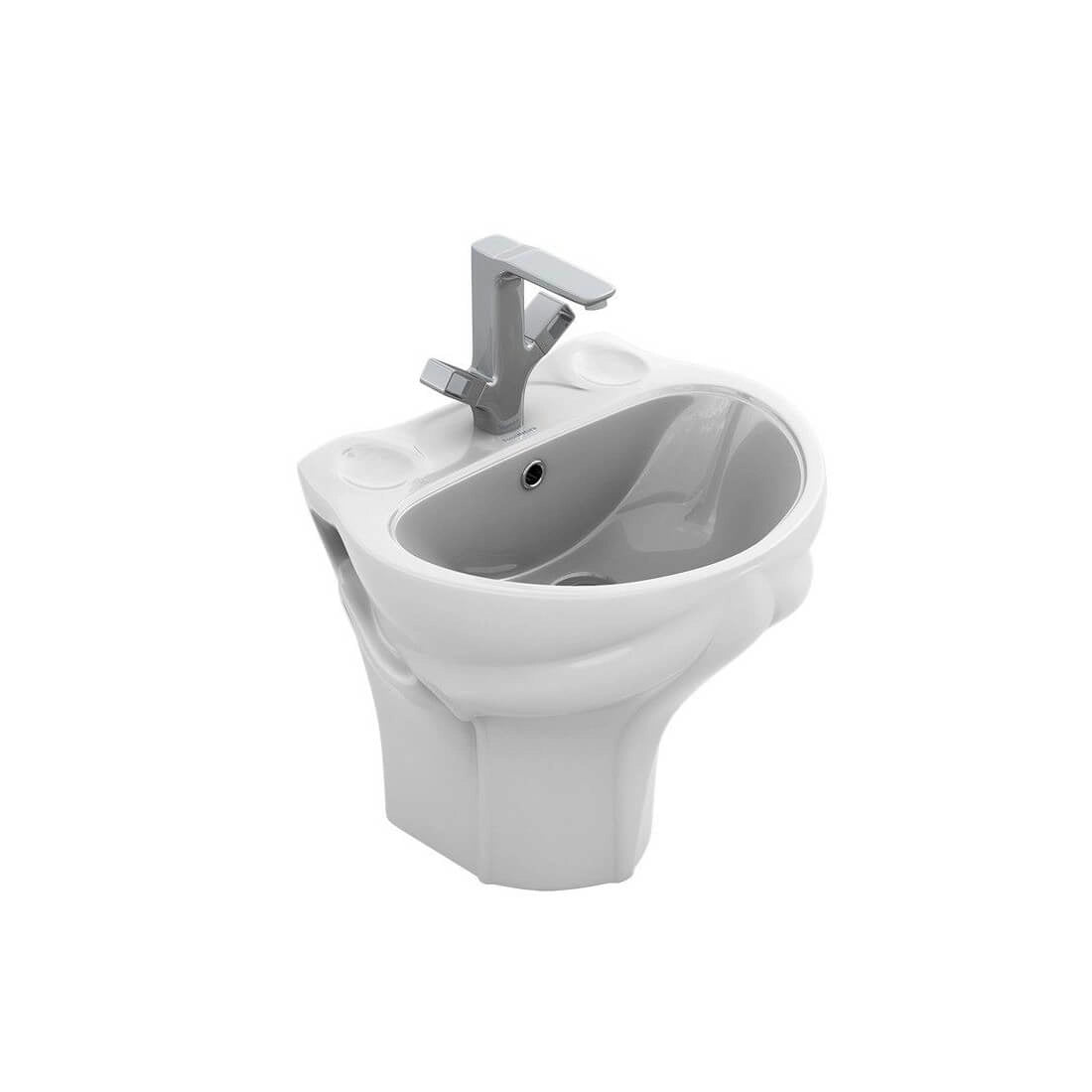 Lavabo infantil suspendido Frogy blanco